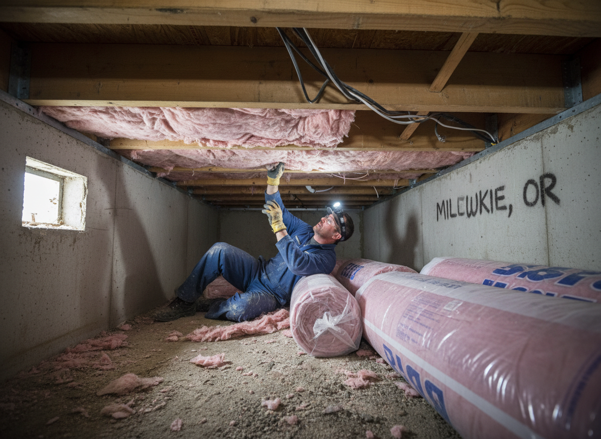 Floor Insulation in Milwaukie, OR